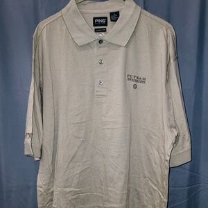 Men's Tan Golf Shirt | Ping | XL NWOT